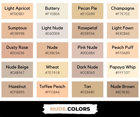 nude hex color|Nude Color: Hex Code, Palettes & Meaning 